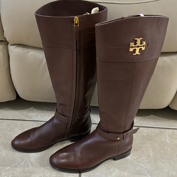 Tory Burch “Everly” Riding Boots Size 7.5 - Picture 1 of 8